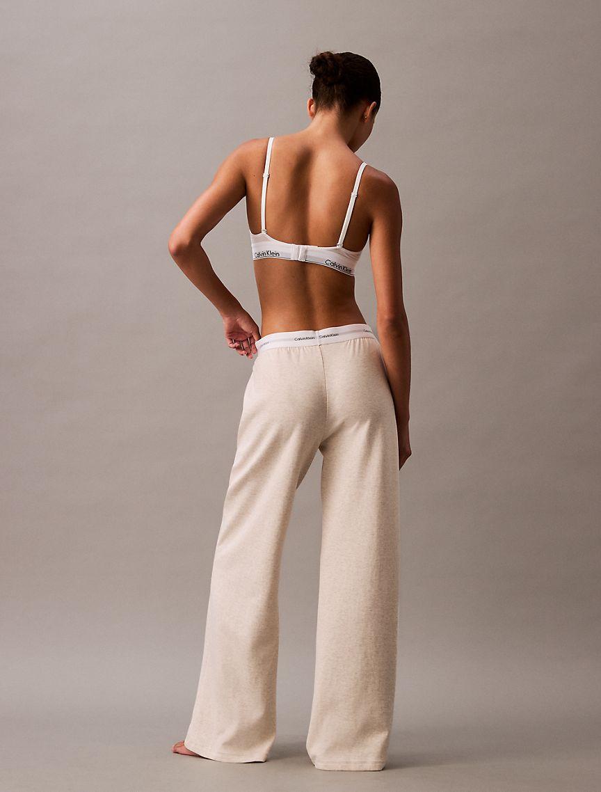 Terry Lounge Wide Leg Pants Product Image