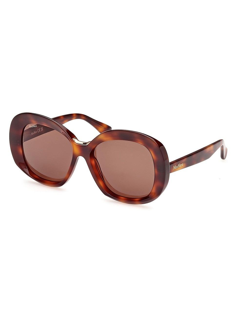 Womens D107 55MM Round Sunglasses Product Image