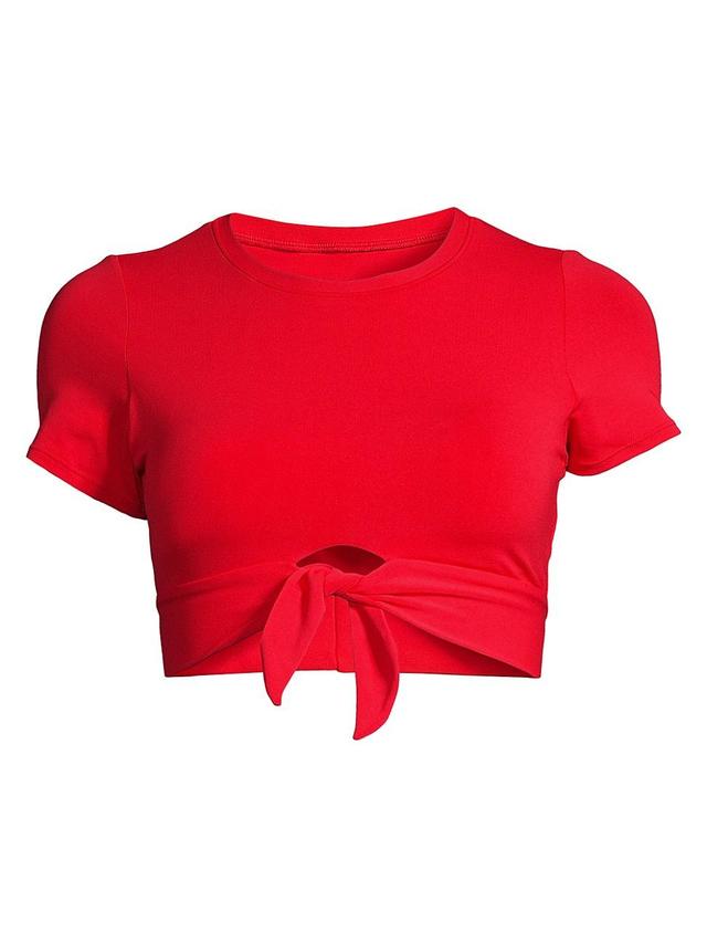 Womens Ava T-Shirt Swim Top Product Image