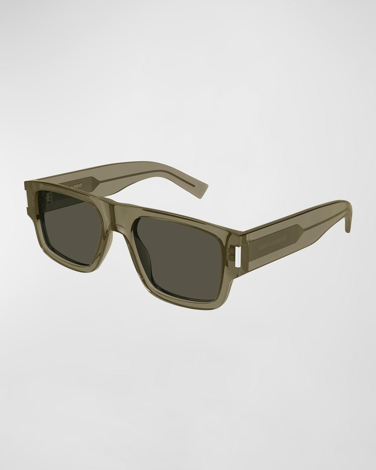 Mens SL 659 Acetate Rectangle Sunglasses Product Image