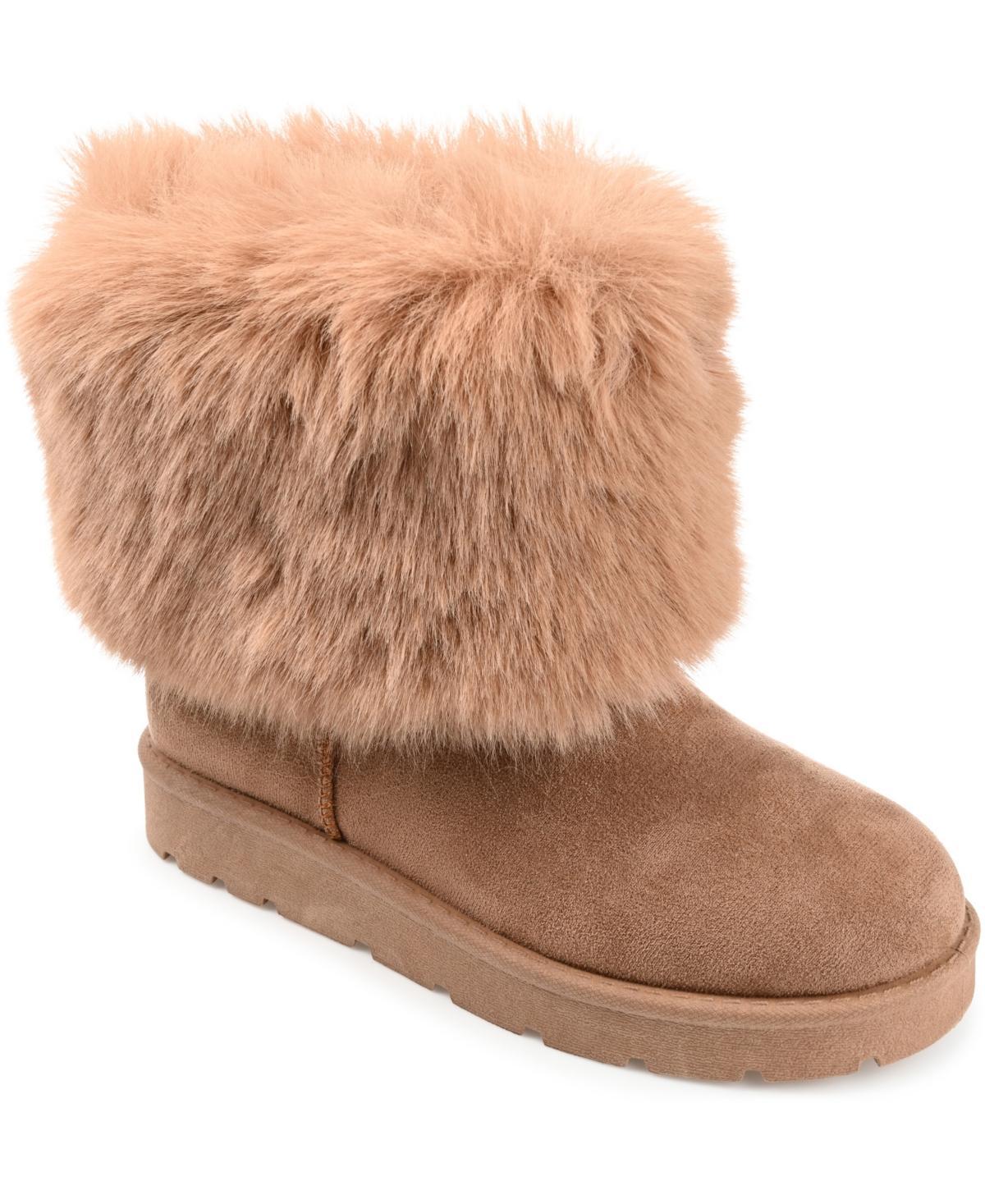 Journee Collection Shanay Tru Comfort Foam Womens Faux-Fur Winter Boots Product Image