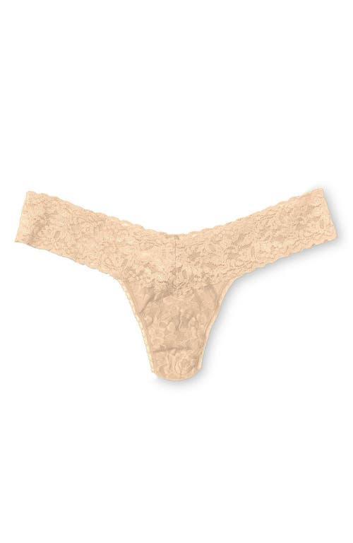 Signature Lace Low-Rise Thong Product Image