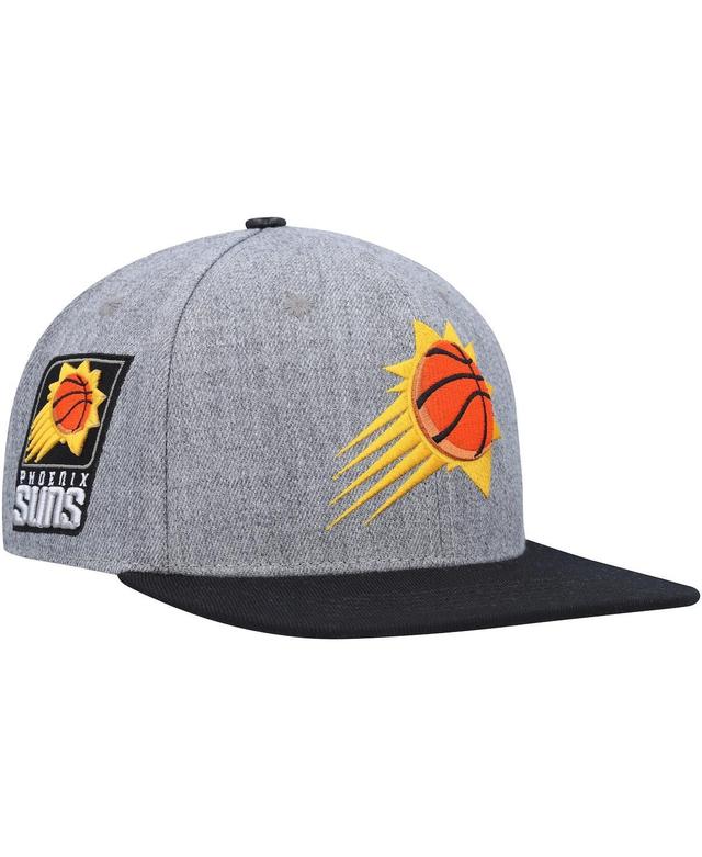 Mens Pro Standard Gray/Black Phoenix Suns Classic Logo Two-Tone Snapback Hat Product Image