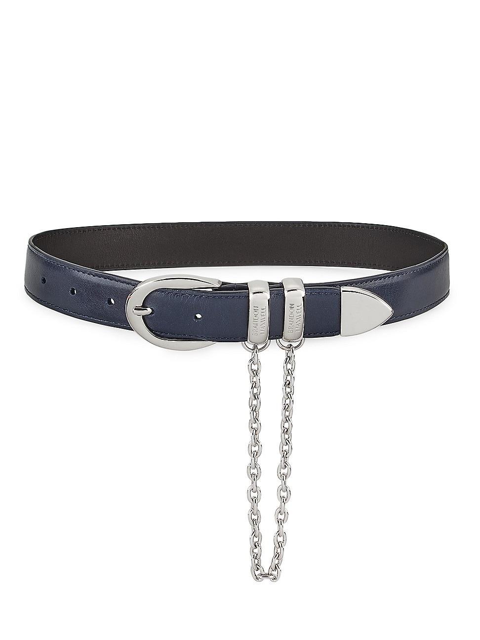 Womens Chain Leather Belt Product Image