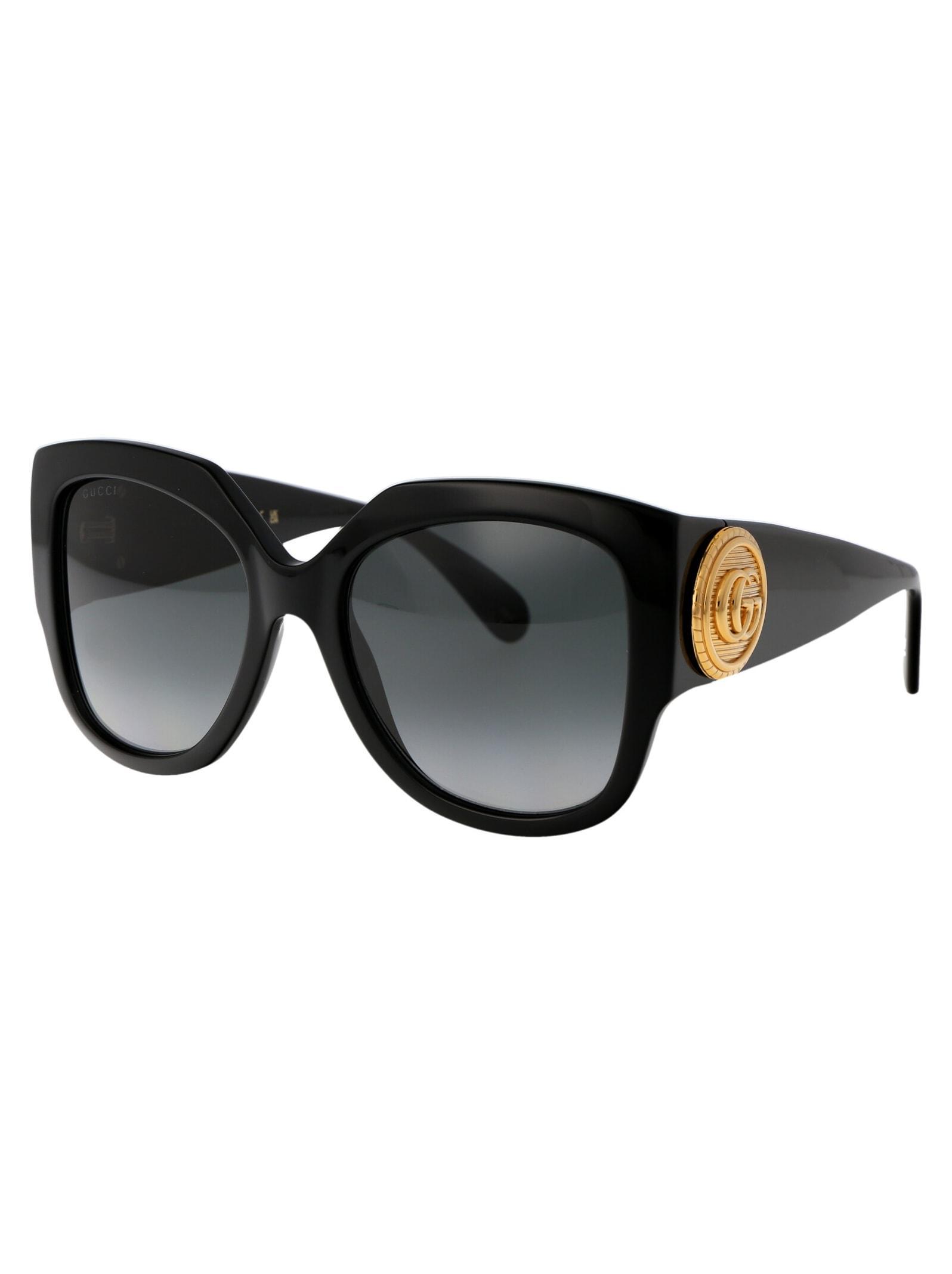 GUCCI Sunglasses In 001 Black Black Grey Product Image