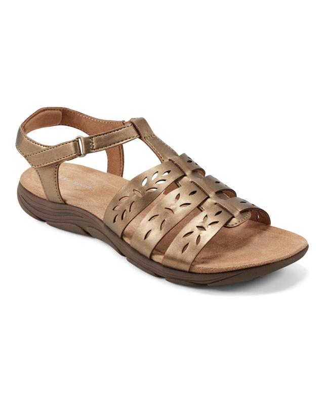 Easy Spirit Womens Luisa Round Toe Strappy Flat Sandals Product Image