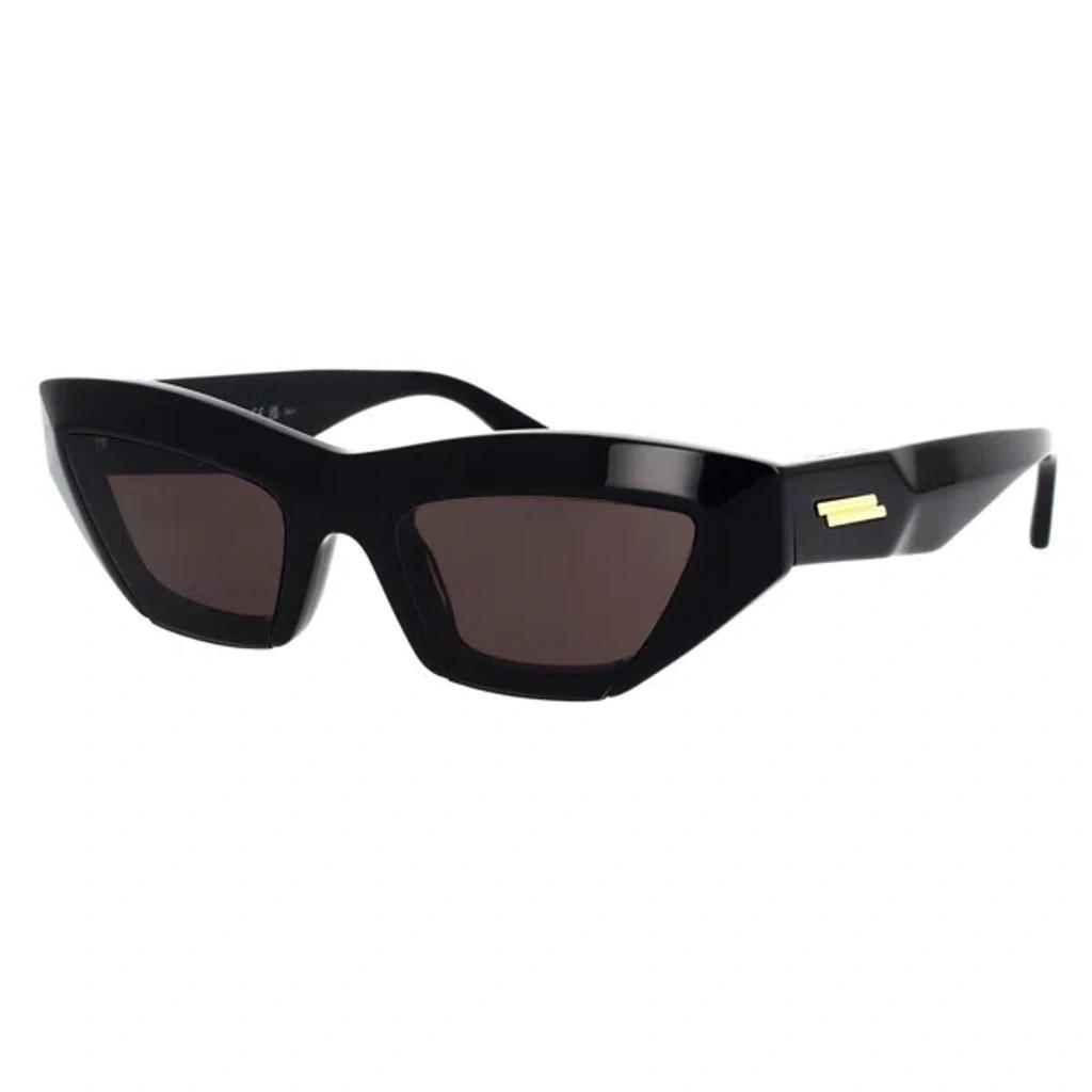 BOTTEGA VENETA Sunglasses In 001 Black Black Grey Product Image