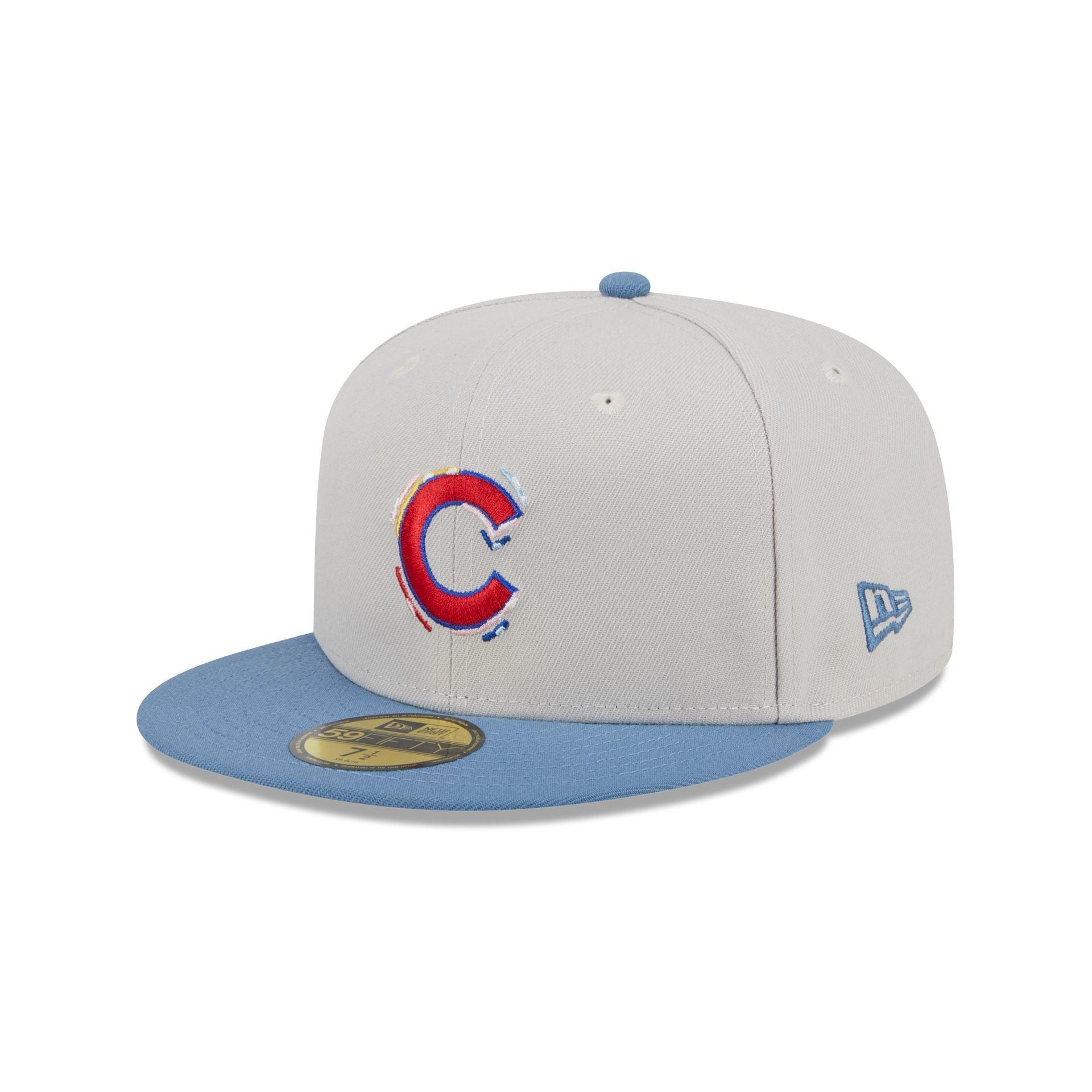 Chicago Cubs Color Brush 59FIFTY Fitted Hat Male Product Image