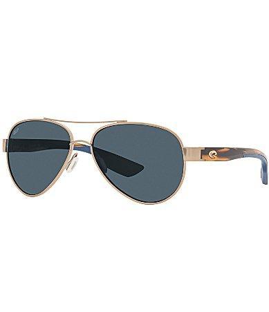 Costa Womens 6S4006 Loreto 56mm Pilot Polarized Sunglasses Product Image