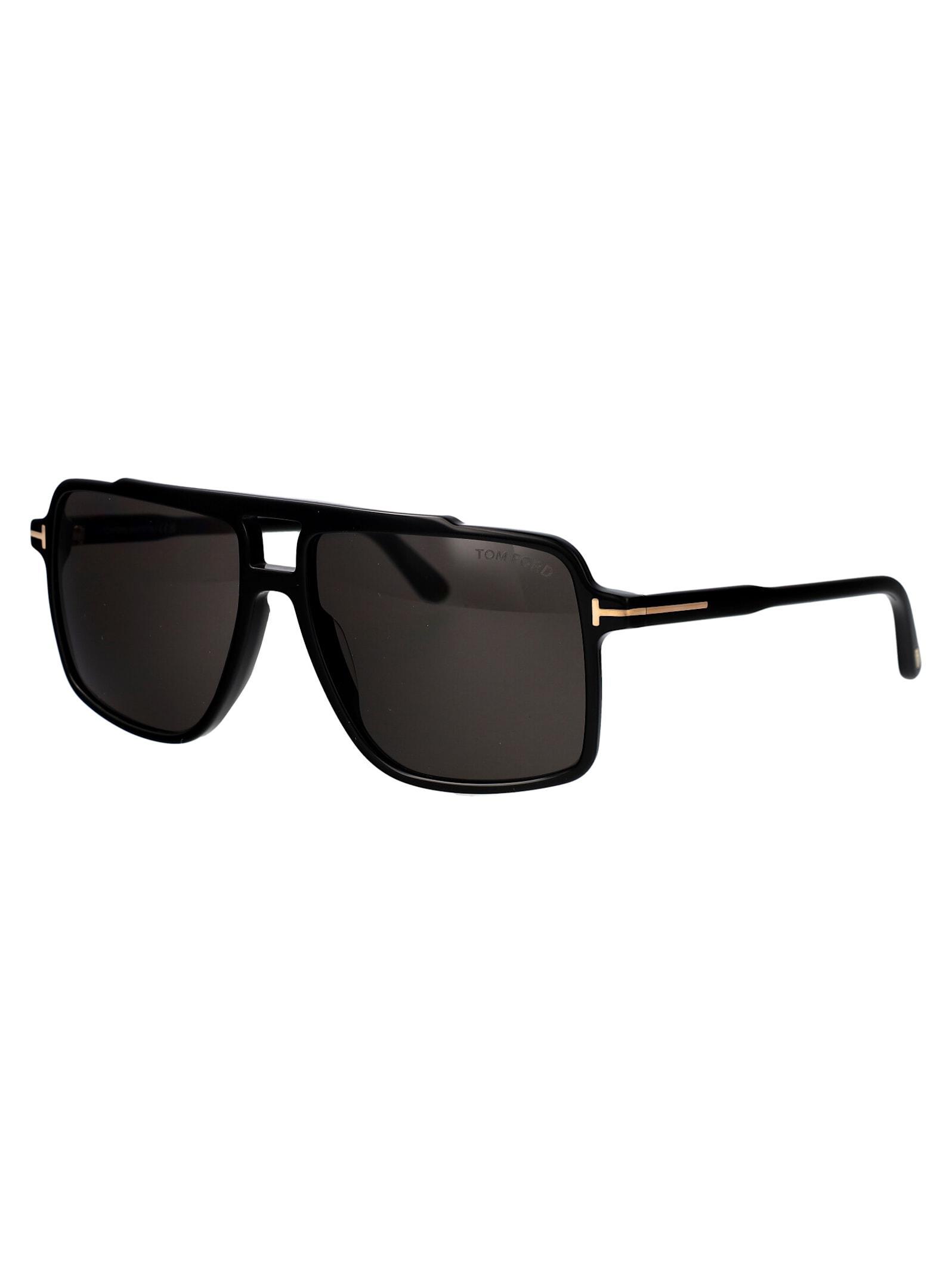 TOM FORD Aviator Sunglasses Ft1177/s 01 A In Black Product Image