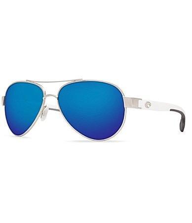 Costa Loreto Double Bridge Polarized UVAUVB Protection Aviator Sunglasses Product Image