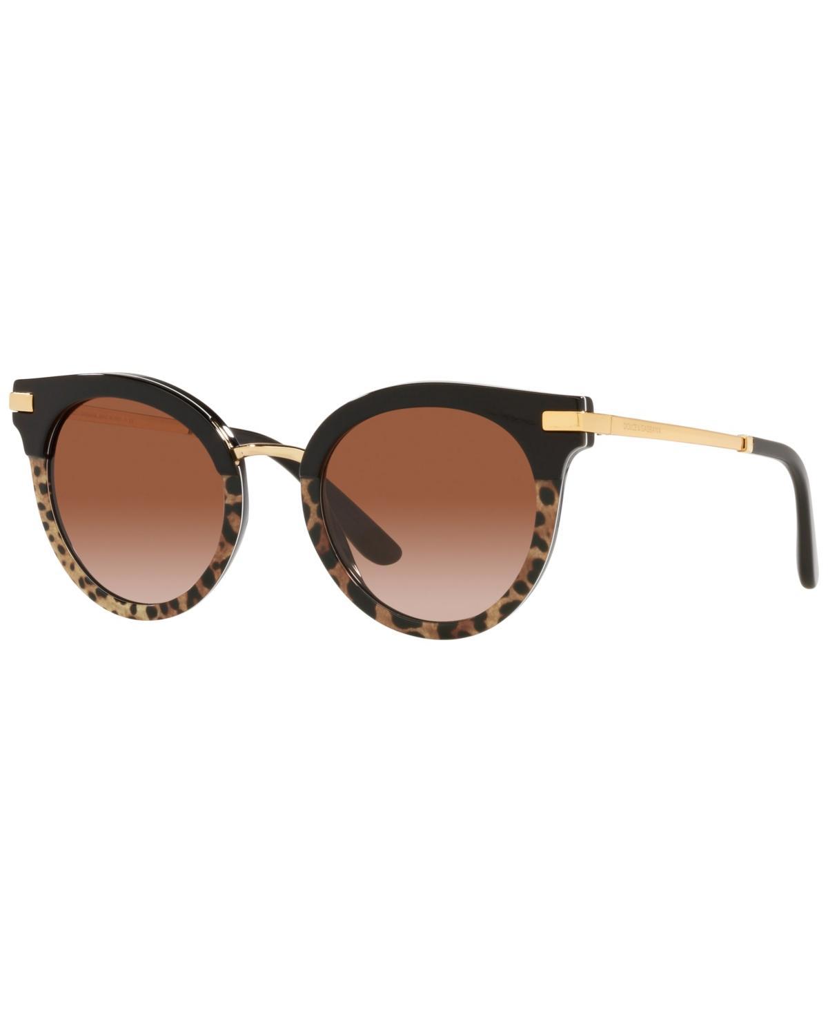 Dolce&Gabbana Womens Sunglasses, DG4394 - Black Product Image