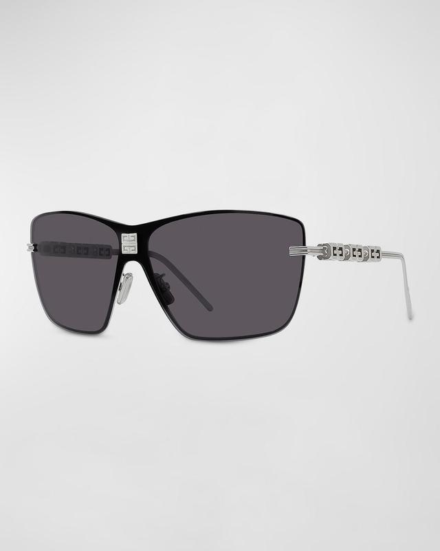 Mens 4Gem Metal Rectangle Sunglasses Product Image