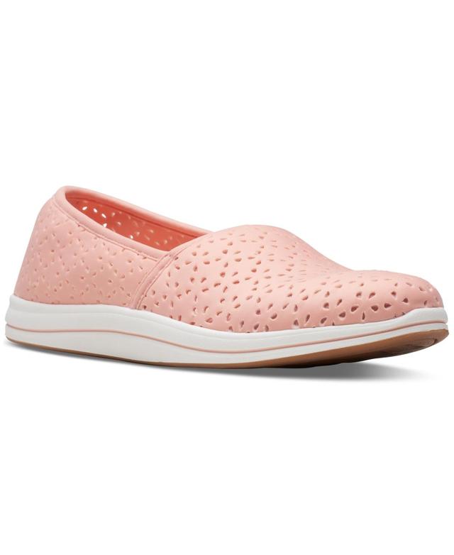 Clarks Cloudsteppers Breeze Emily Womens Slip-On Shoes Blue Product Image