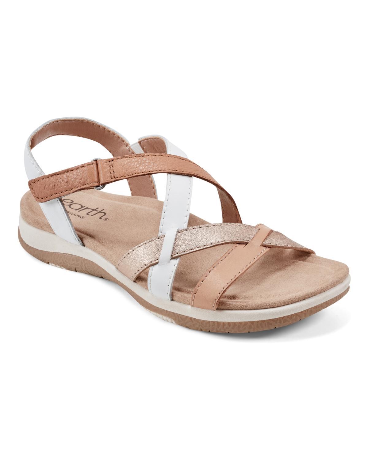 Earth Womens Sterling Strappy Flat Casual Sport Sandals Product Image