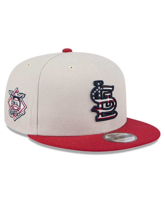 New Era Mens Red St. Louis Cardinals 2024 Fourth of July 9FIFTY Snapback Hat Product Image