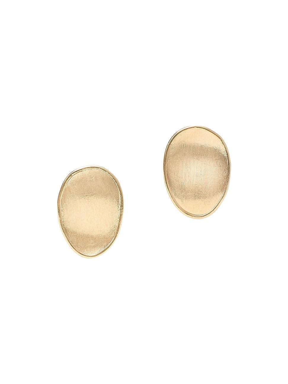 Womens Lunaria 18K Yellow Gold Small Stud Earrings Product Image