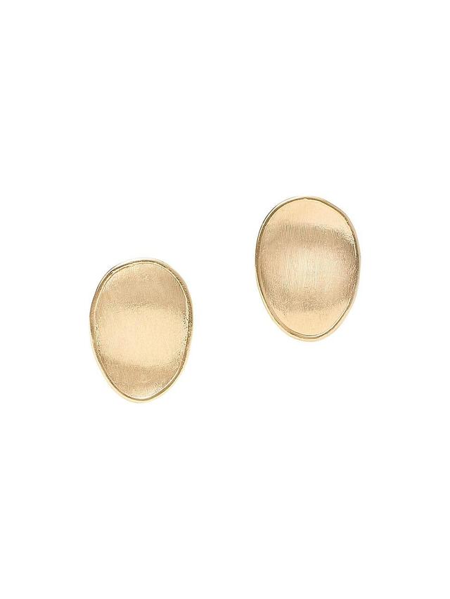 Womens Lunaria 18K Yellow Gold Small Stud Earrings Product Image