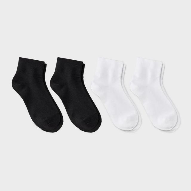 Womens Ultra Smooth Supersoft Fine Gauge Knit 4pk Ankle Socks - Auden 4-10 Product Image