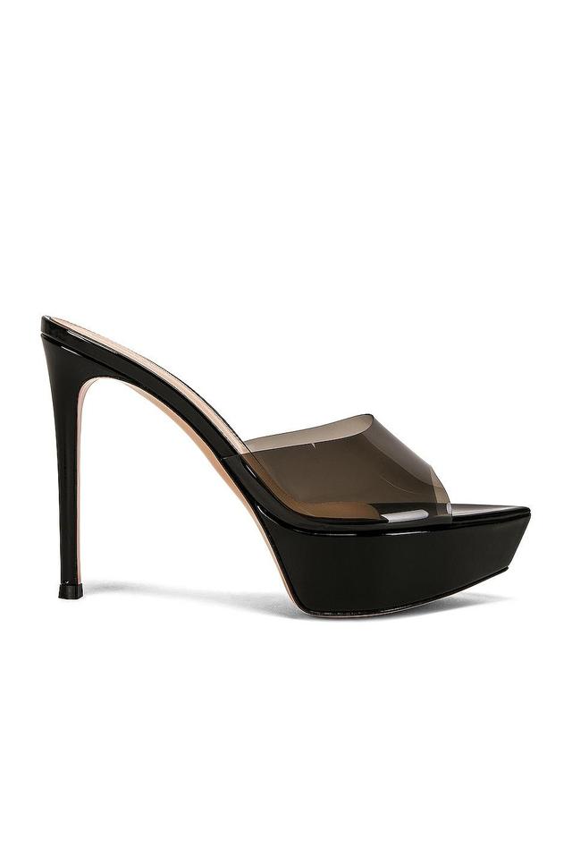 Gianvito Rossi Betty Platform Mules Black. (also in 35, 35.5, 36.5, 39.5, 40.5). Product Image