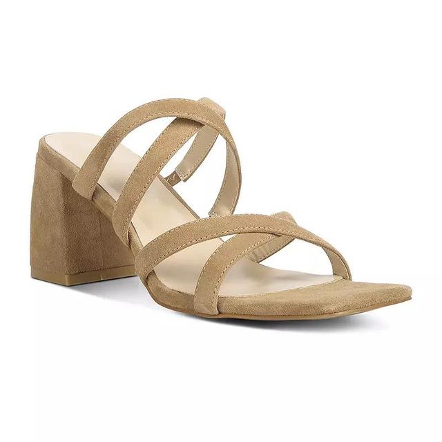 Rag & Co Valentina Womens Suede Strappy Block Heel Sandals Product Image