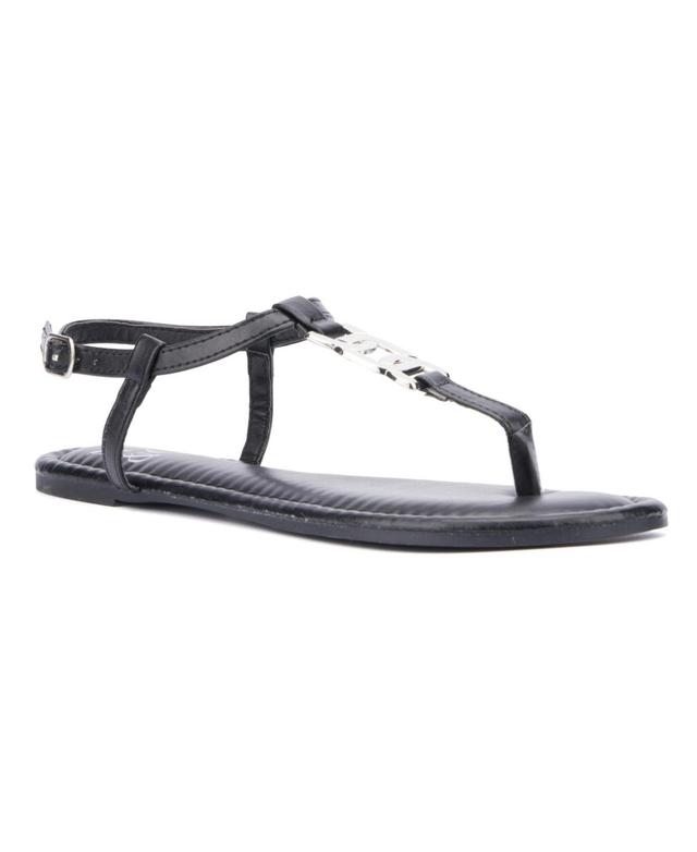 Womens Kaia T-Strap Sandal With Metal Hardware Product Image