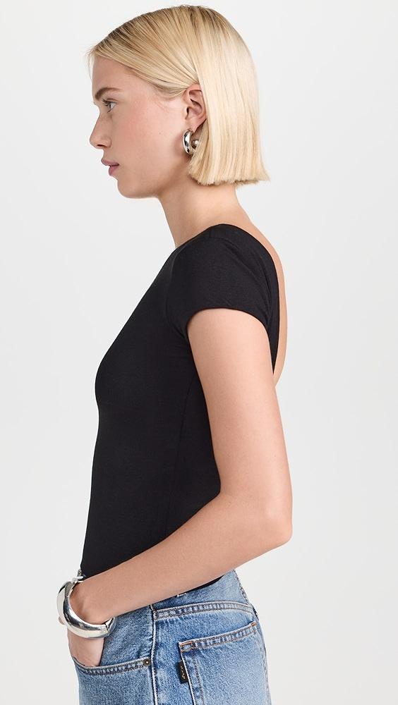 AFRM Lola Cap Sleeve Open Back Top | Shopbop Product Image