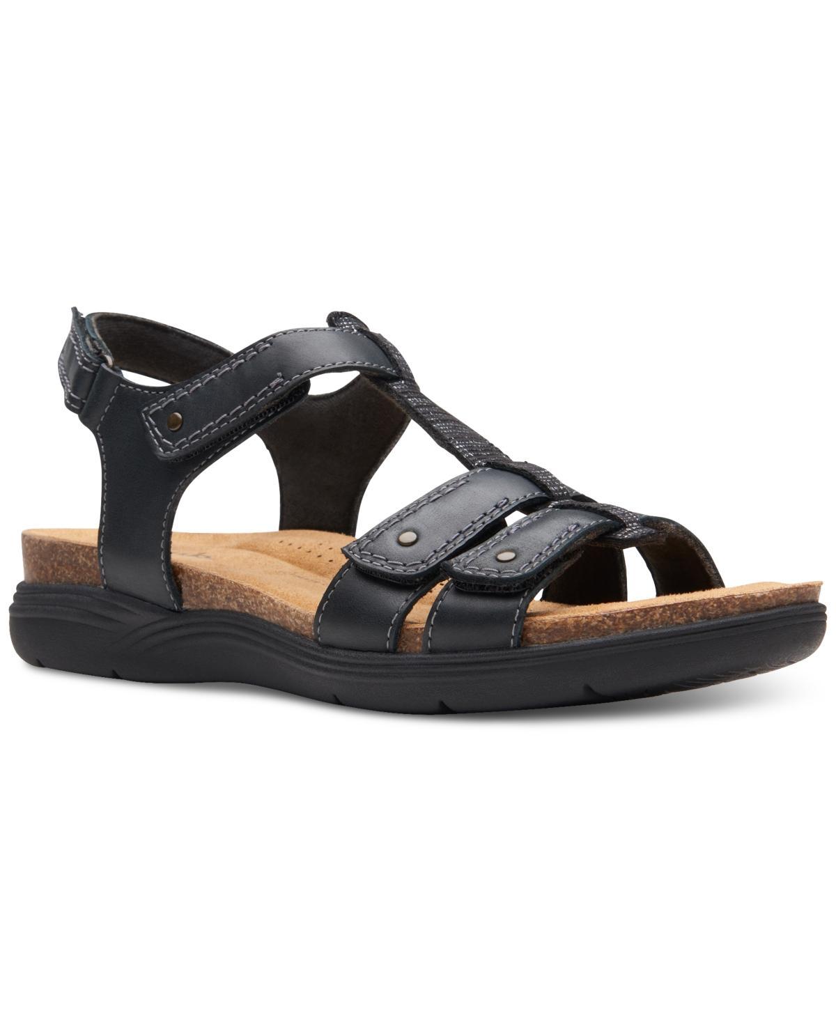 Clarks Womens April Cove Studded Strapped Comfort Sandals Product Image