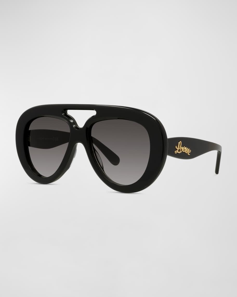 Curvy 55MM Pilot Sunglasses Product Image