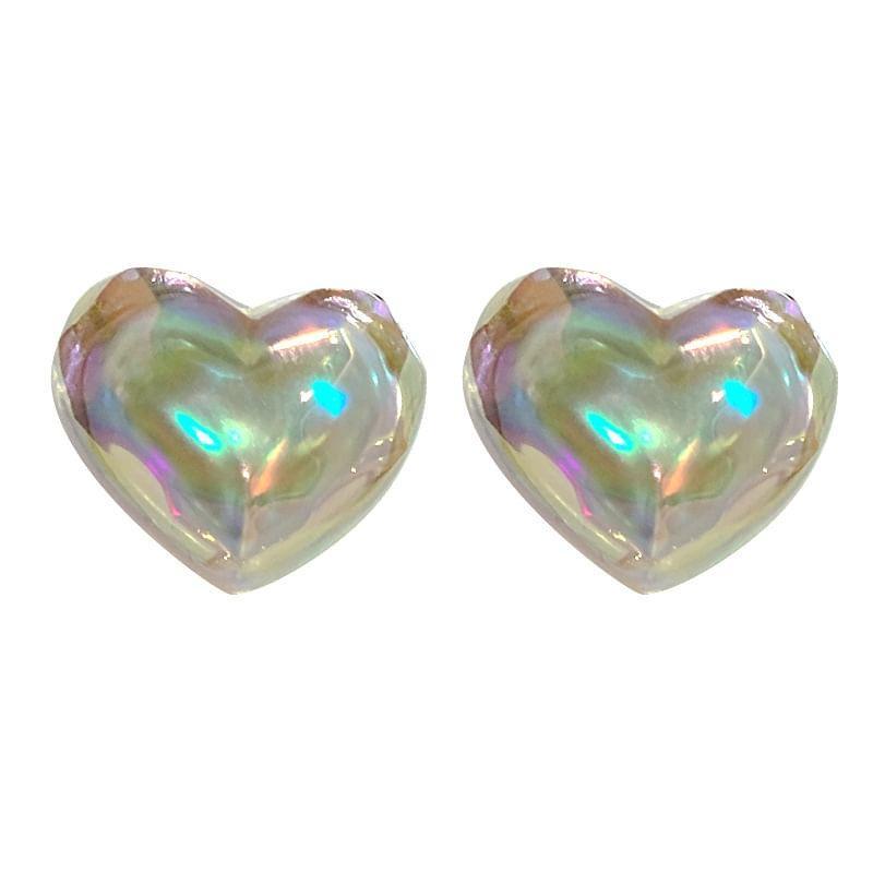 Heart Faux Pearl Earring Product Image