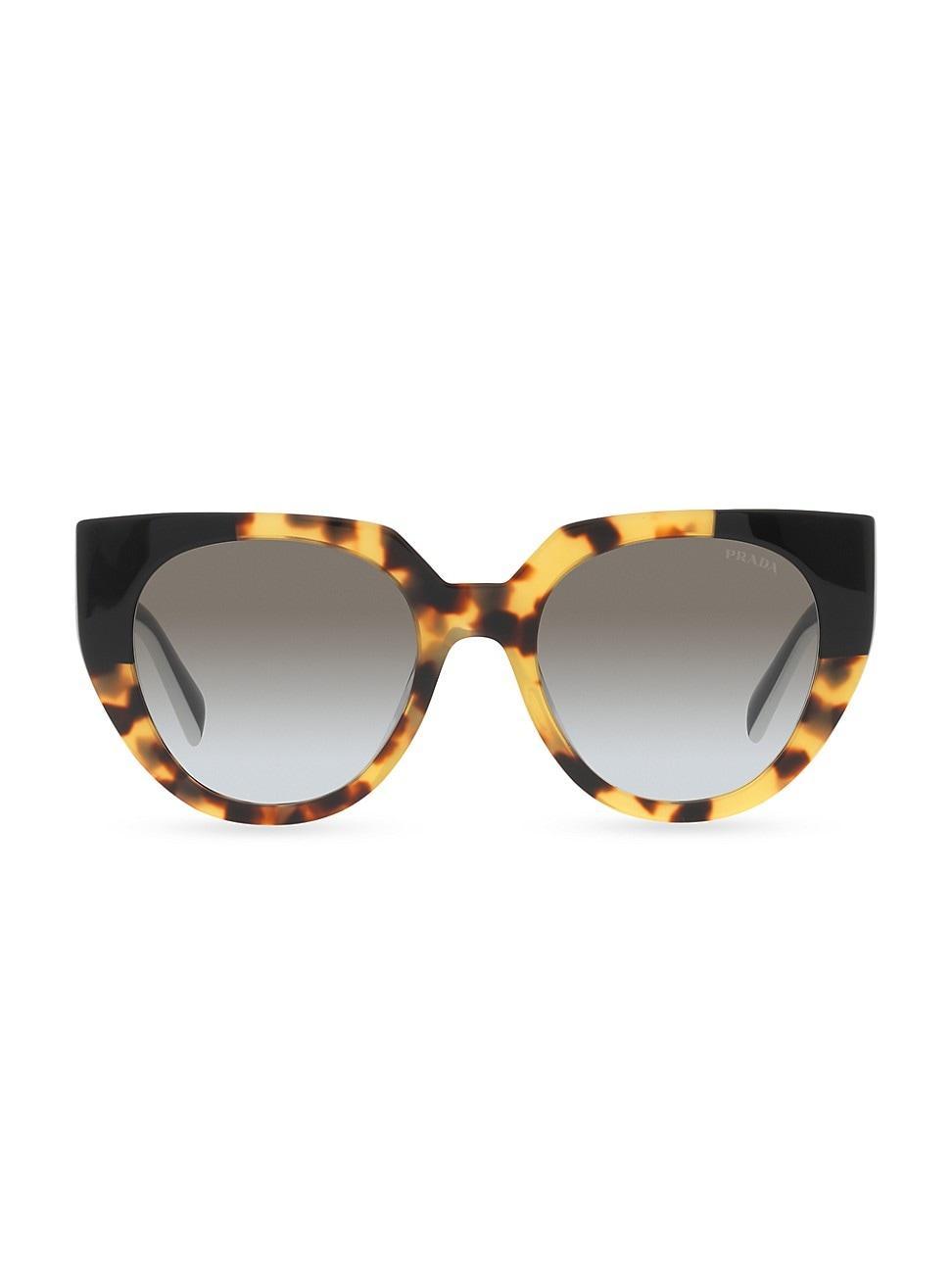 Prada Womens 14wsf 53mm Solid Cat Eye Sunglasses Product Image