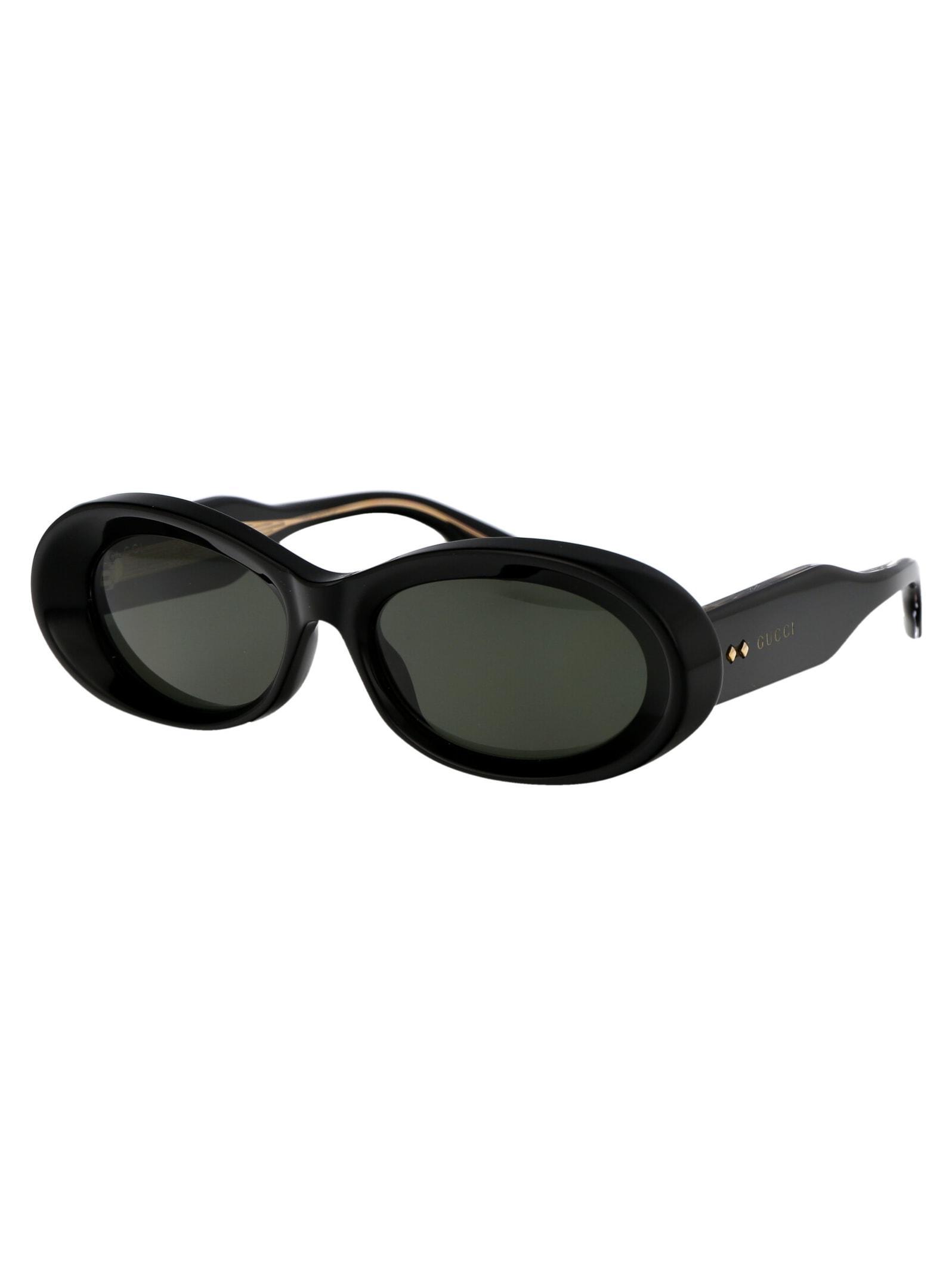 GUCCI Gg1527s Sunglasses In 001 Black Black Grey Product Image