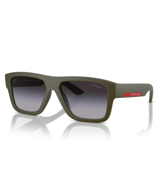 Oversized Logo Acetate & Plastic Oval Sunglasses Product Image