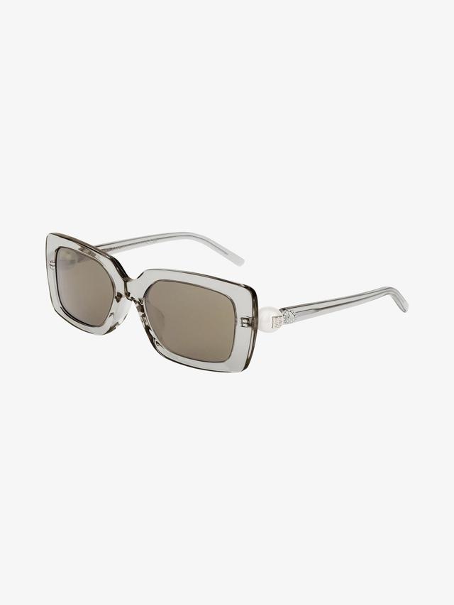 4G Pearl sunglasses in acetate with crystals Product Image