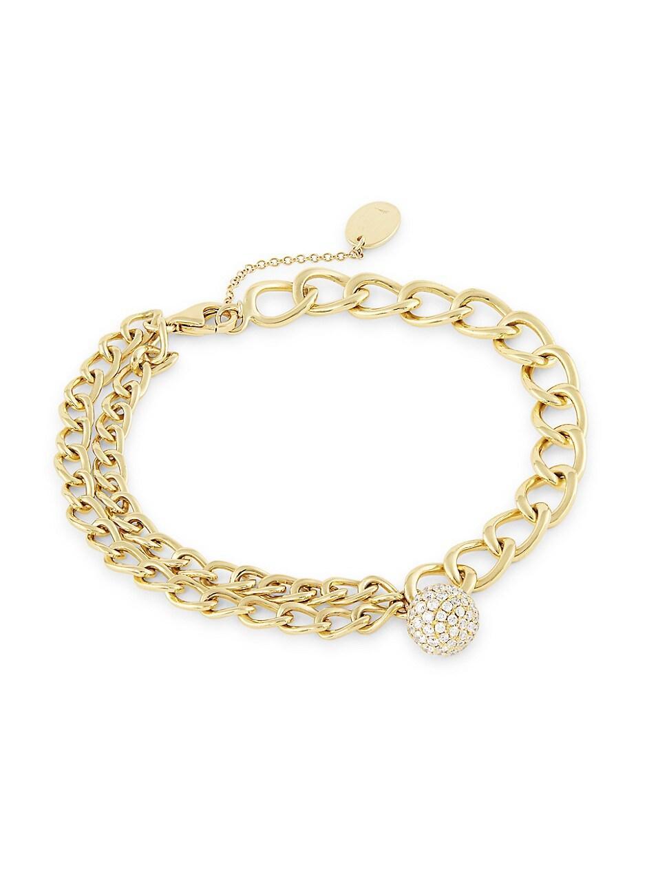 Womens 14K Yellow Gold & 0.72 TCW Diamond Chain Bracelet Product Image