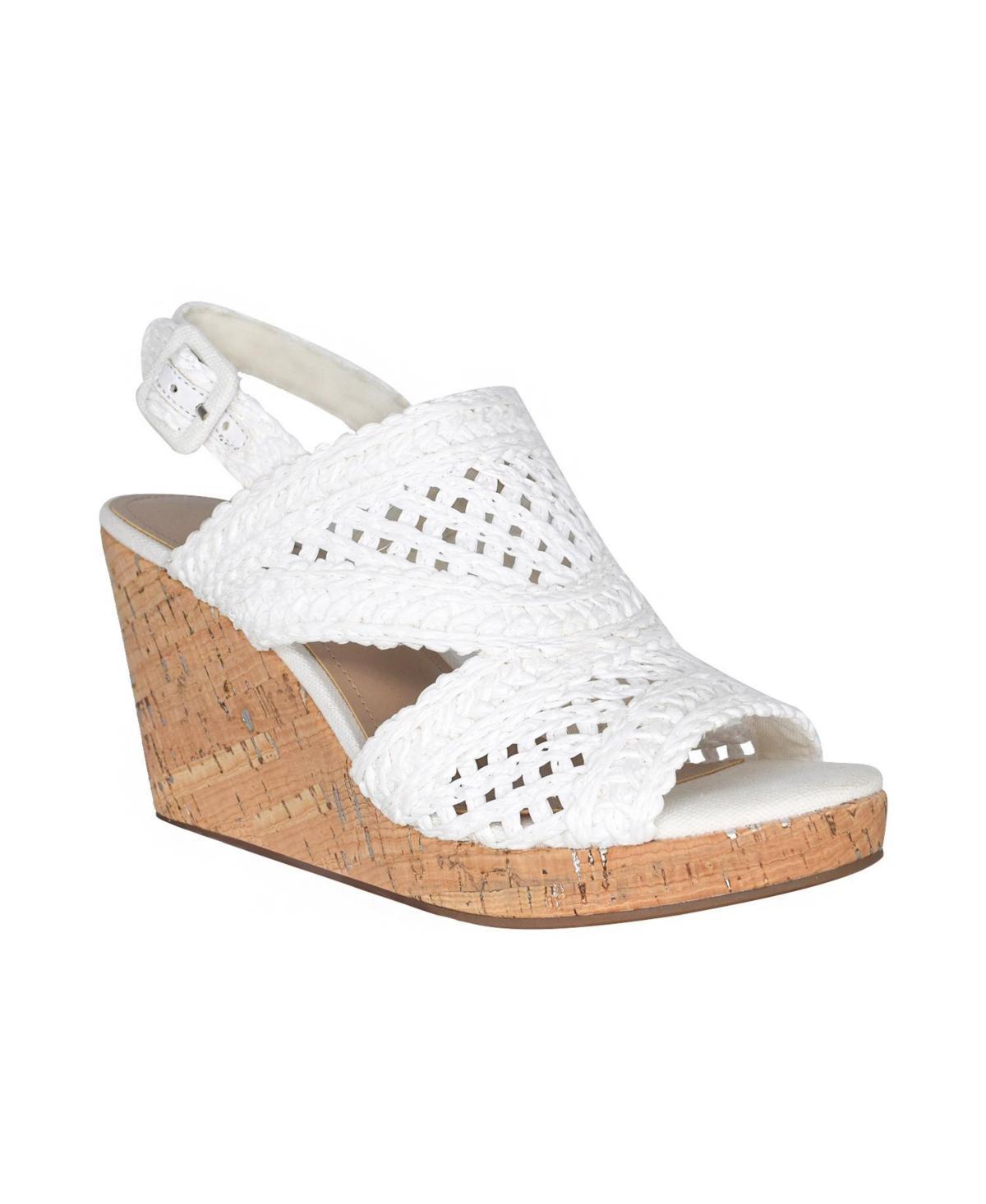 Impo Teangi Wedge Sandal | Womens | White | Size 6 | Sandals | Slingback | Wedge Product Image