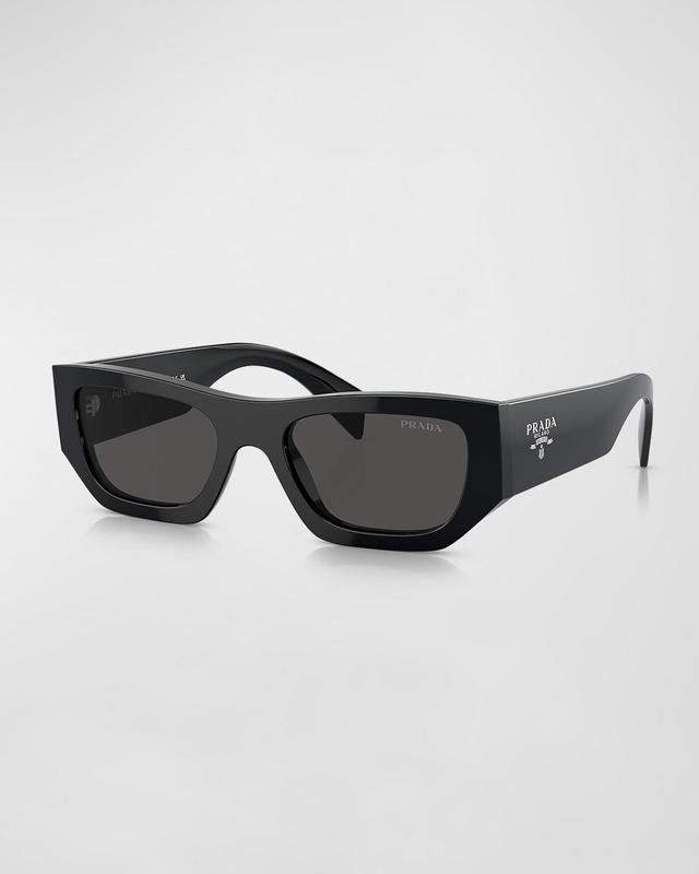 Mens Acetate Rectangle Sunglasses Product Image