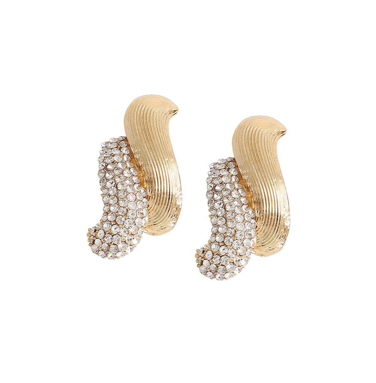 Sohi Womens Bling Wrap Drop Earrings Product Image