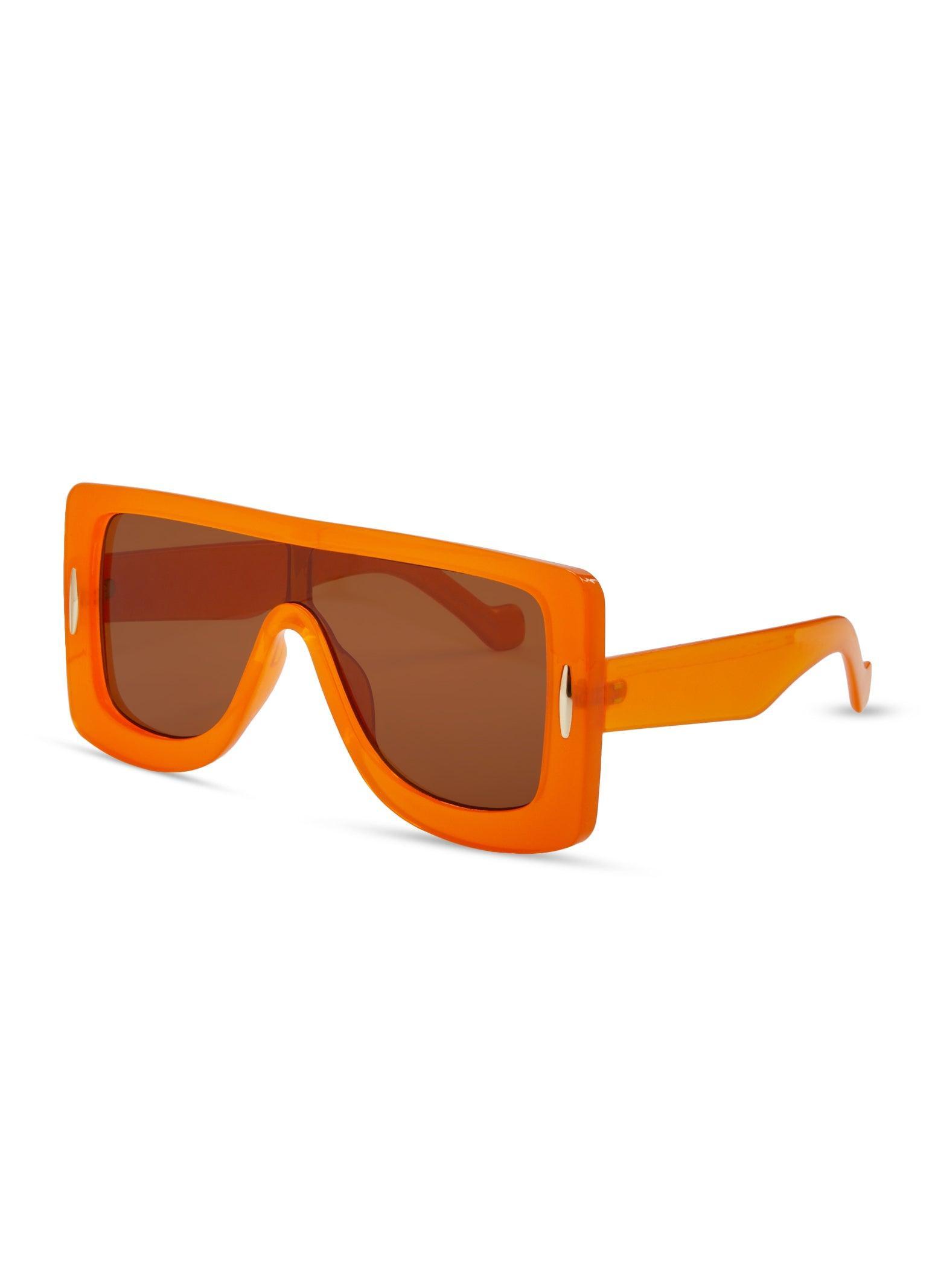 Oversized Frame Shield Sunglasses Female Product Image