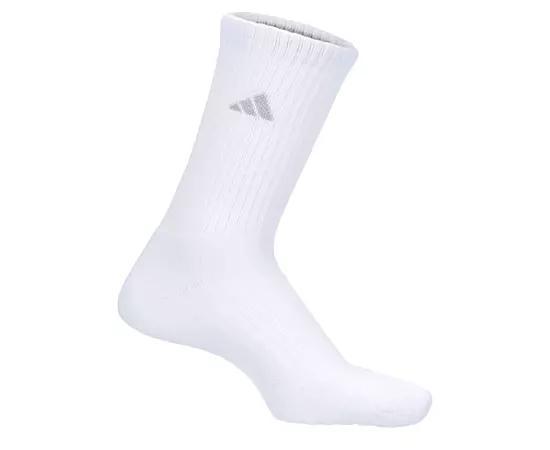 Adidas Womens Cushioned 3 Stripe Crew Socks Pairs Product Image