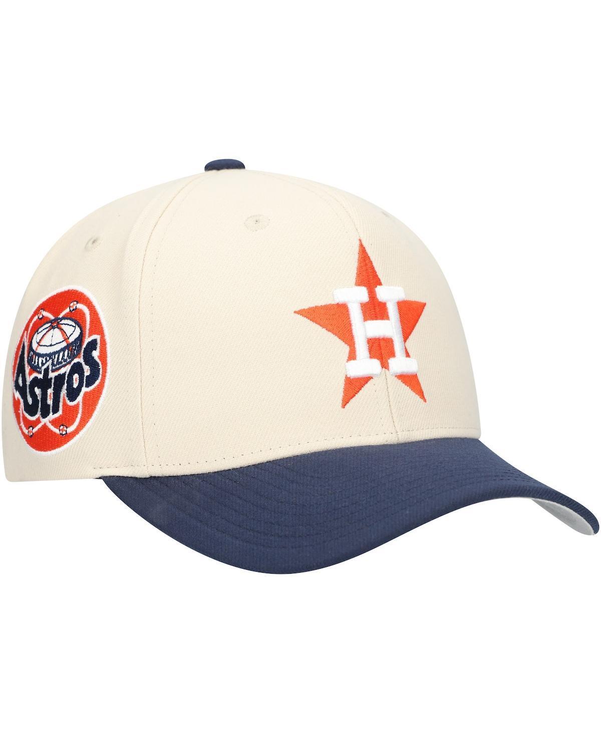 Mitchell & Ness Mens Cream Houston Astros Pro Crown Adjustable Hat Product Image