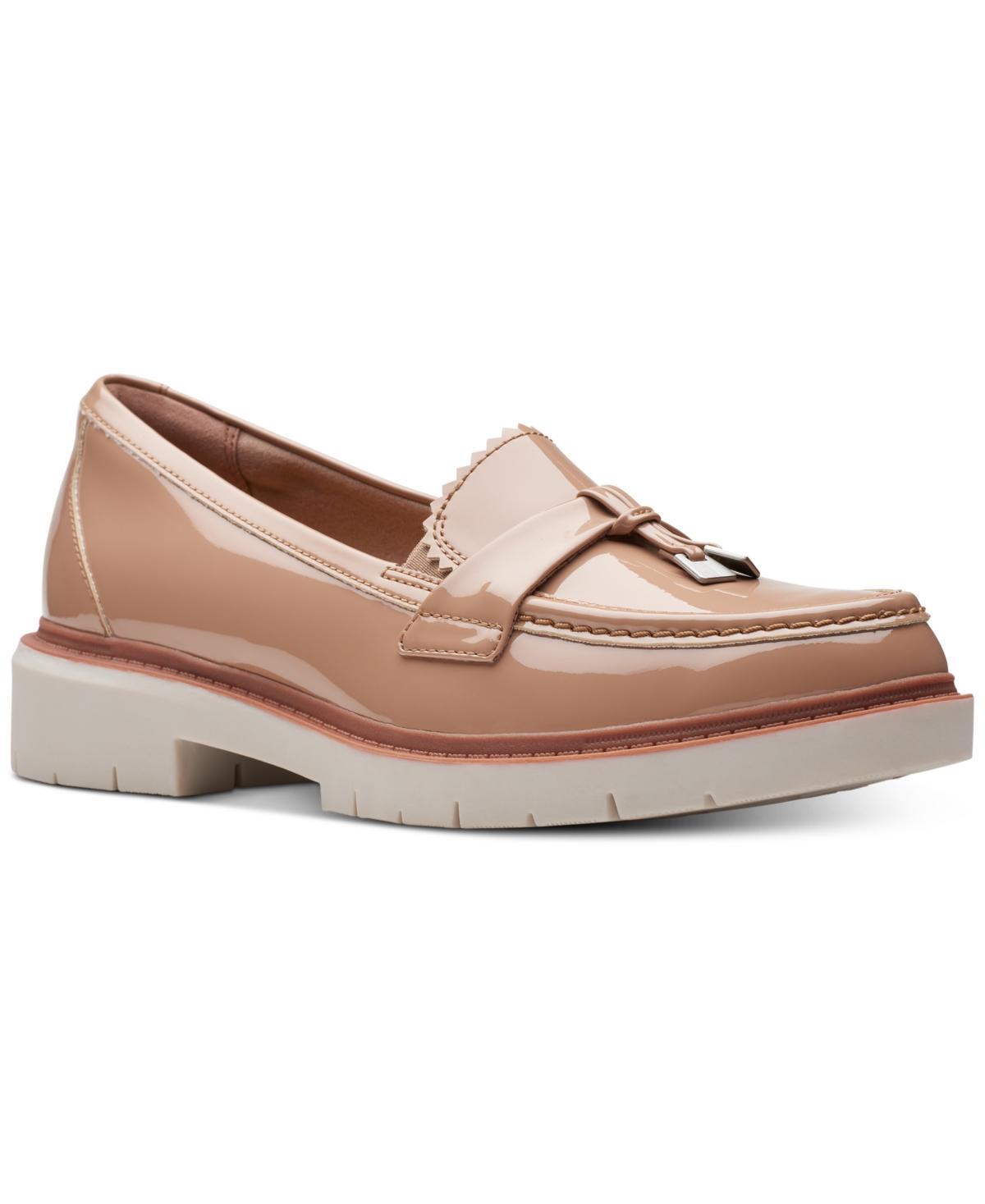 Clarks Womens Westlynn Bella Hardware-Trim Lug-Sole Loafers Product Image