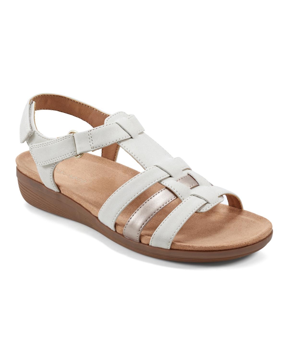 Easy Spirit Womens Bianka Round Toe Strappy Casual Sandals - Cognac Product Image