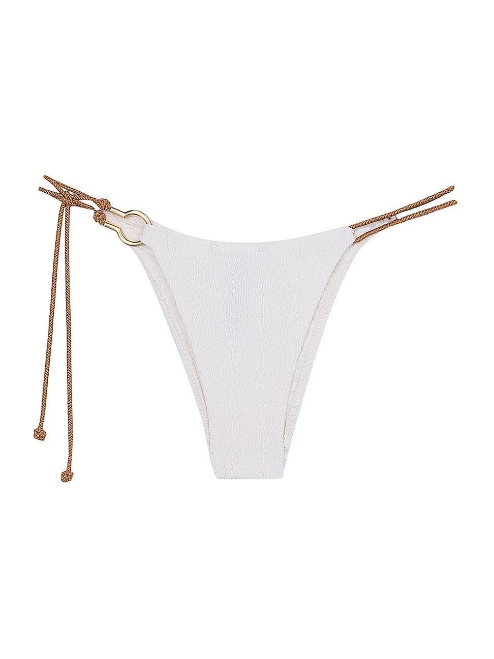 Womens Diane Textured String Bikini Bottom Product Image