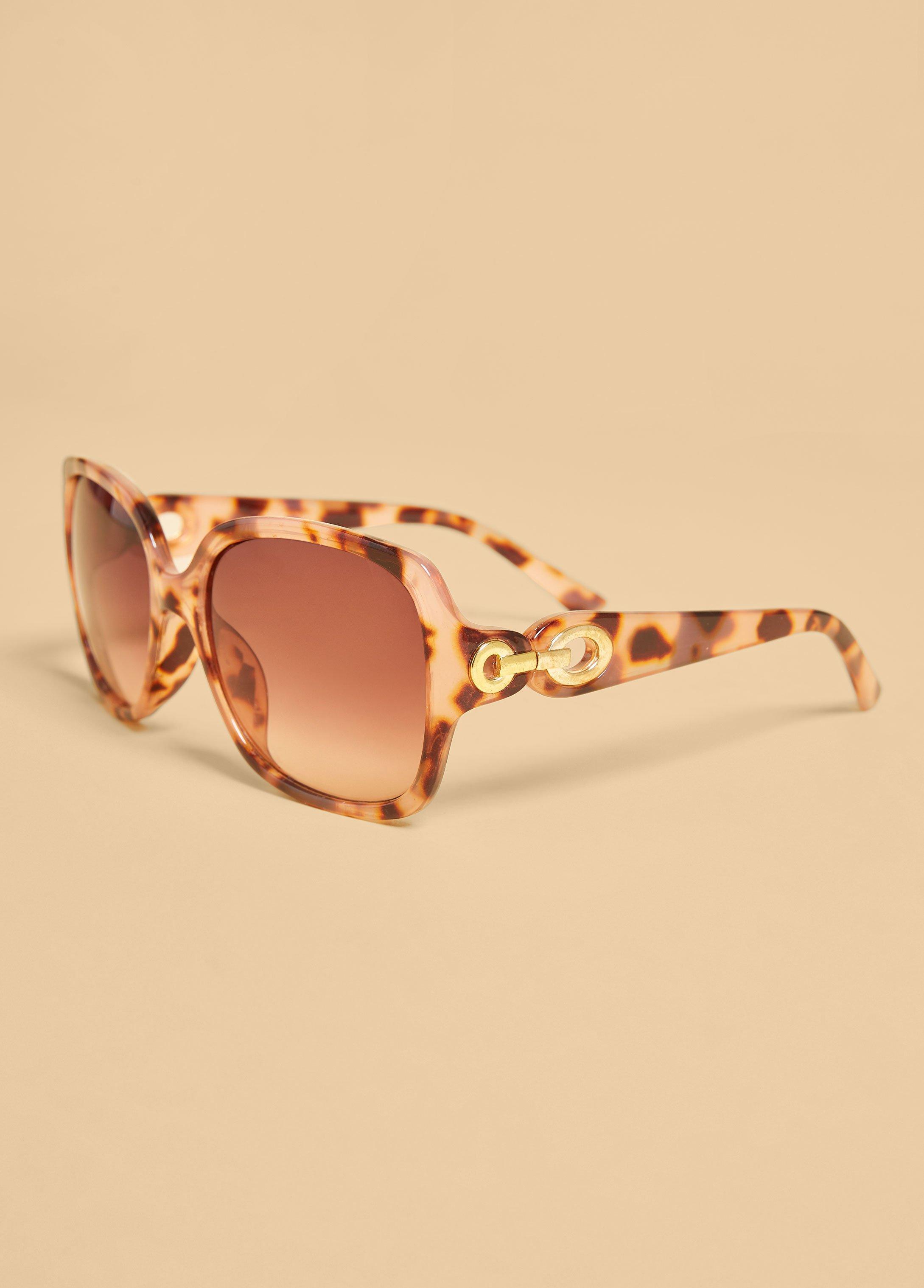 Tortoiseshell Round Sunglasses Product Image