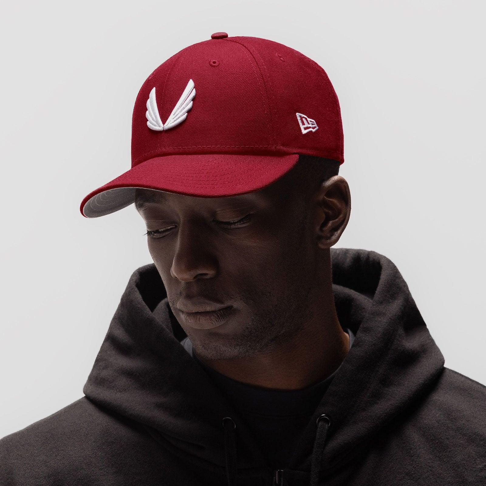 New Era® 59Fifty® Low Profile Hat - Crimson Red/White “Wings” Product Image