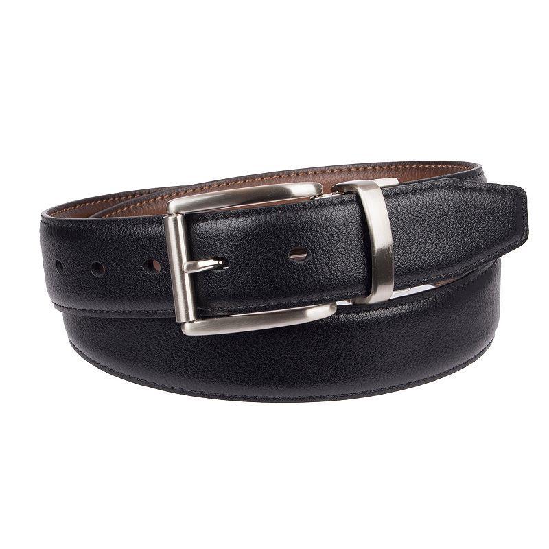 Mens Dockers Reversible Stretch Casual Belt Red Black Product Image