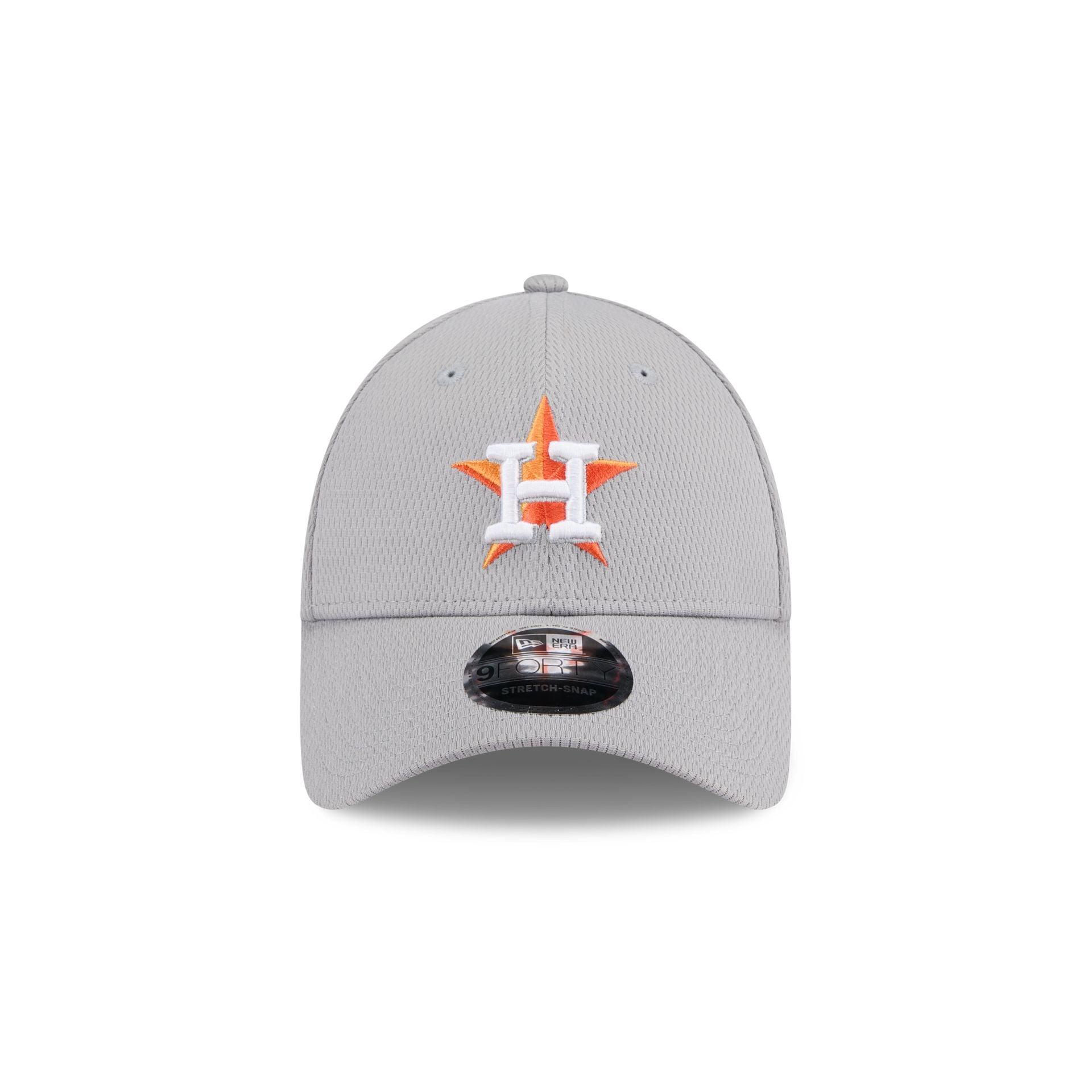 Houston Astros Gray 9FORTY Stretch-Snap Hat Male Product Image