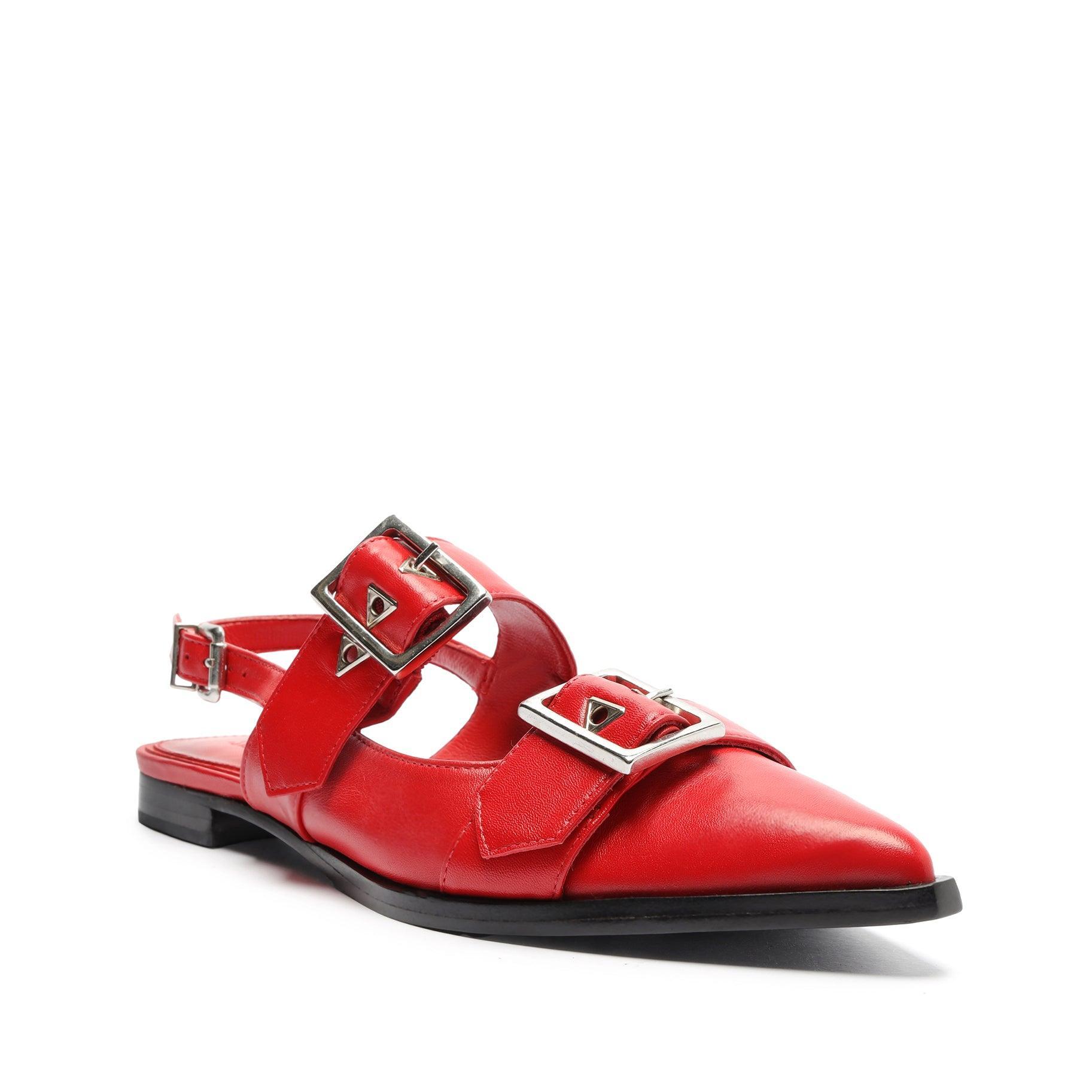 Darla Sling Leather Flat Female Product Image