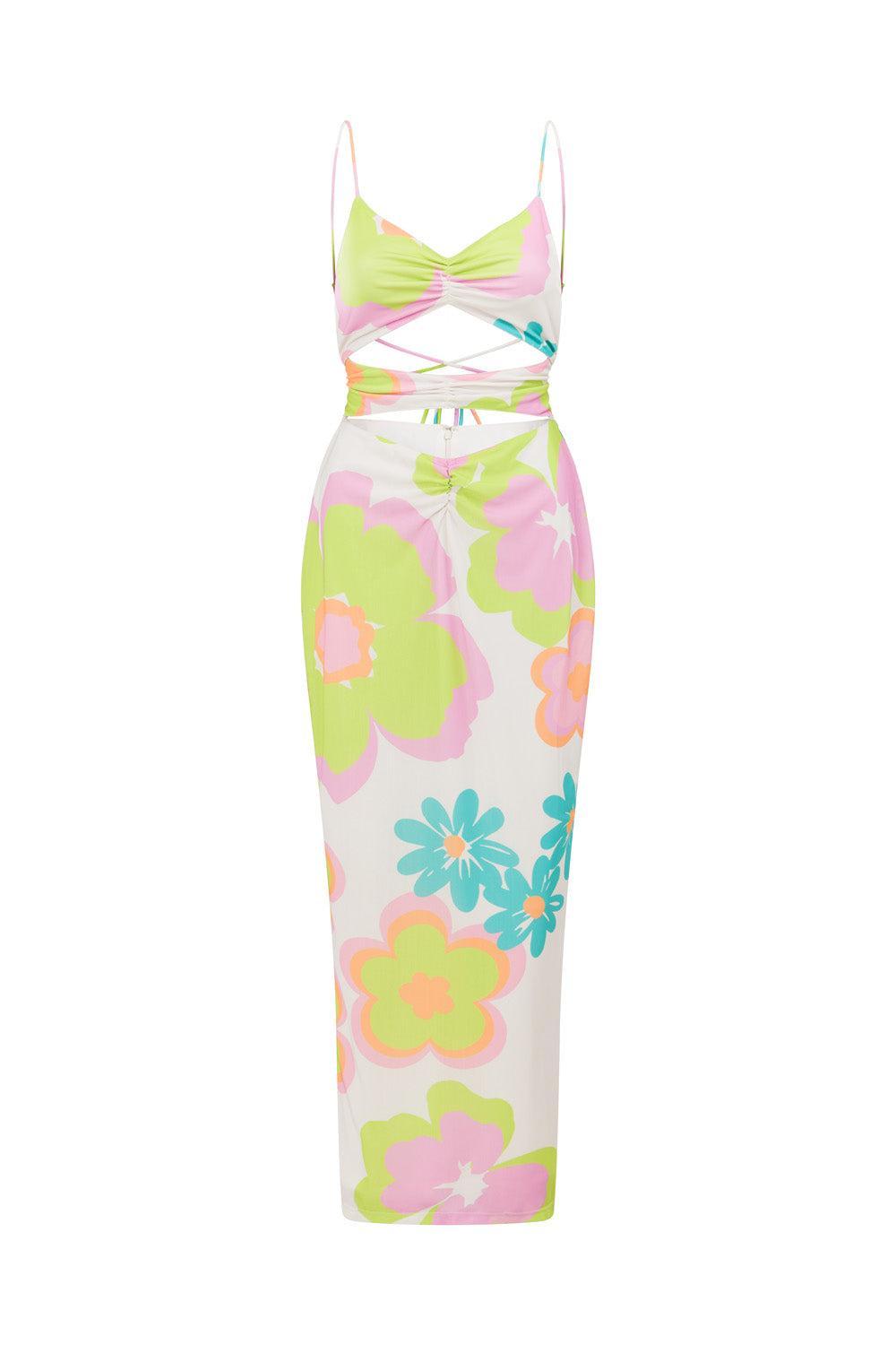 Cayli Cutout Dress - Bubblegum Product Image